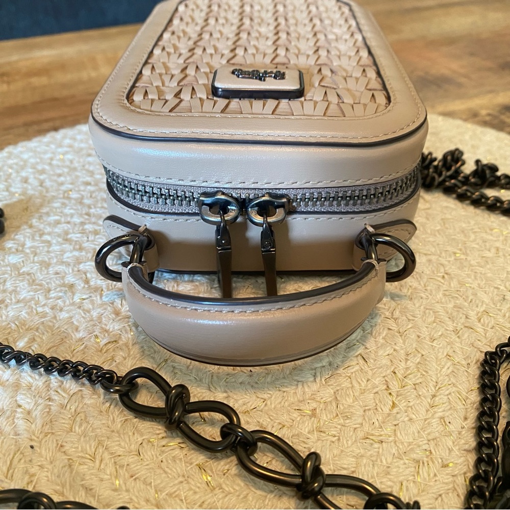 Coach Alie Camera Bag With Weaving Gem